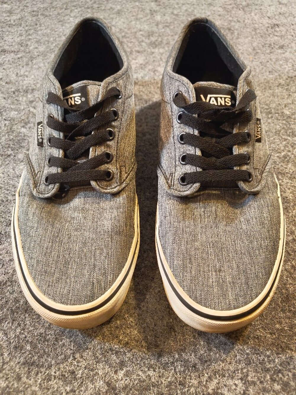 Vans Authentic Gray Canvas Sneakers Men’s 10.5